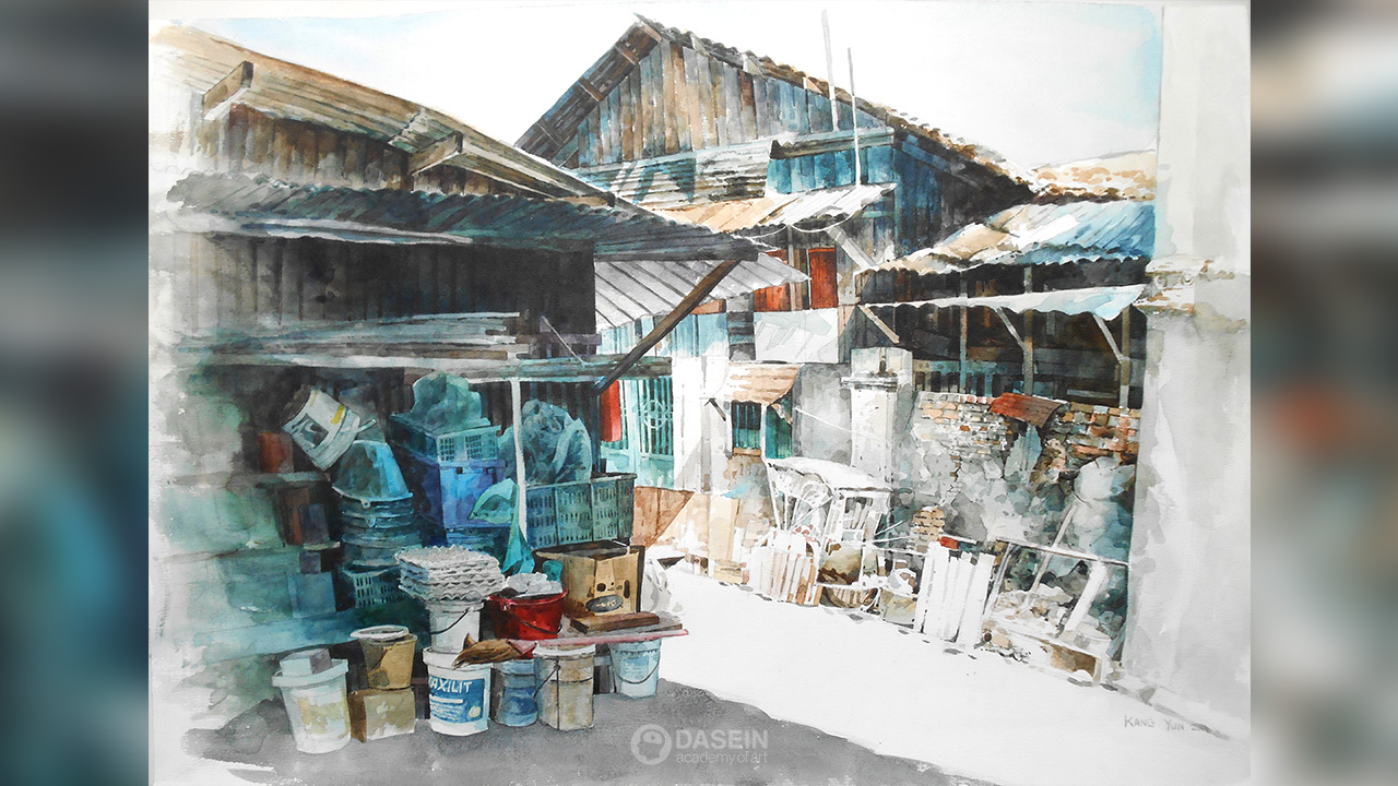 Watercolor Painting by Yong Kang Yun