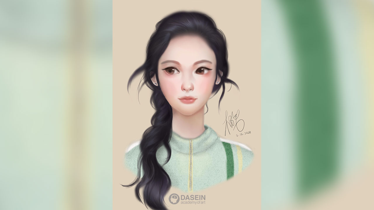 Portrait Illustration by Jong Haw